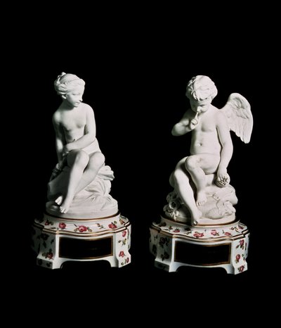 Cupido en Psyche, Sevres groep, 1758 door Etienne Maurice Falconet